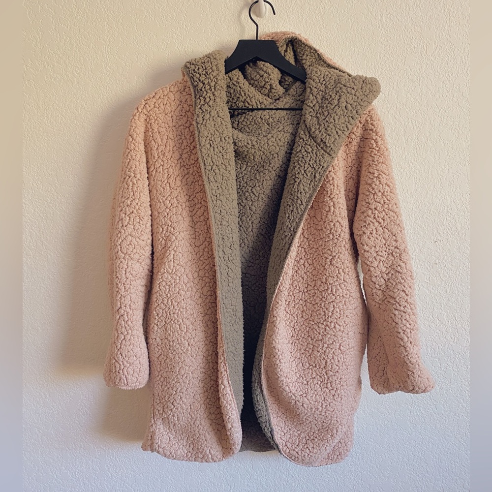 Urban Outfitters Reversible Teddy Coat